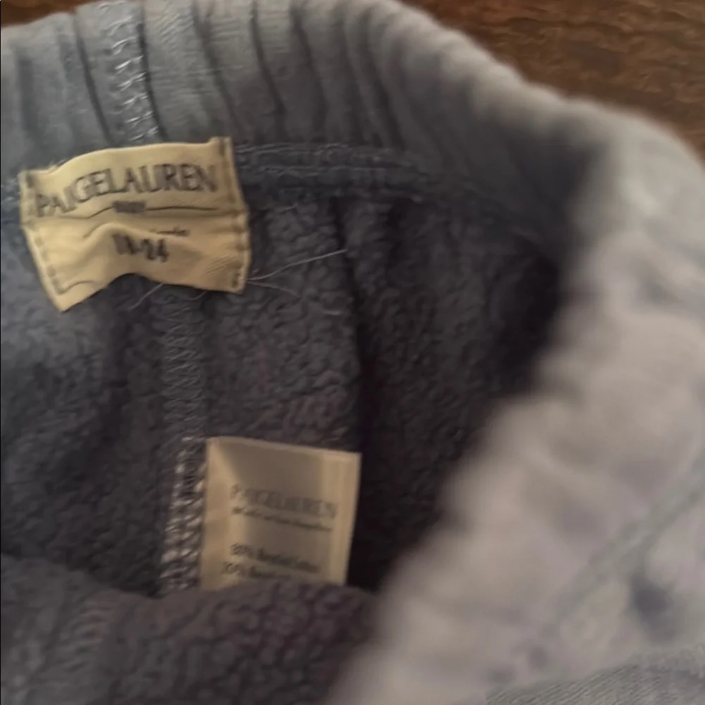 Paige Lauren Baby Boy Blue Joggers with Elastic Waistband and Tapered Leg! Mario